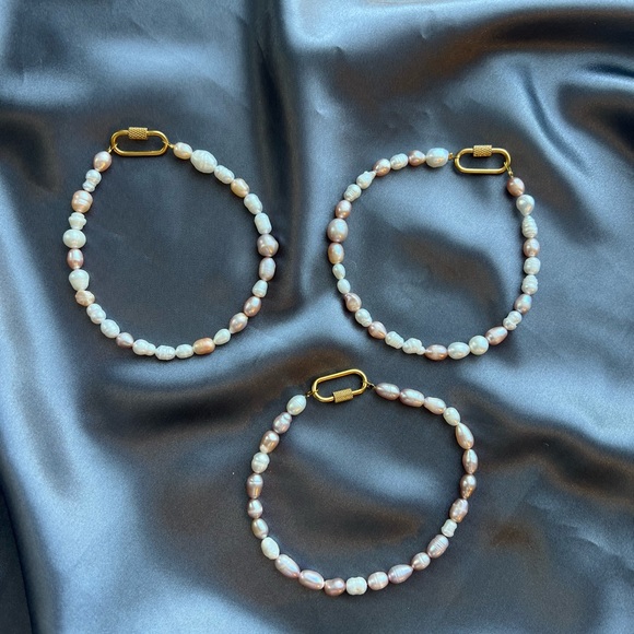 Natural pearls anklet - Picture 3 of 7